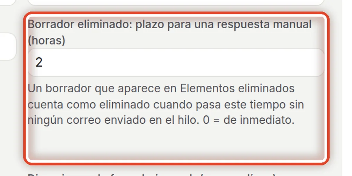 De cerca: Borrador eliminado