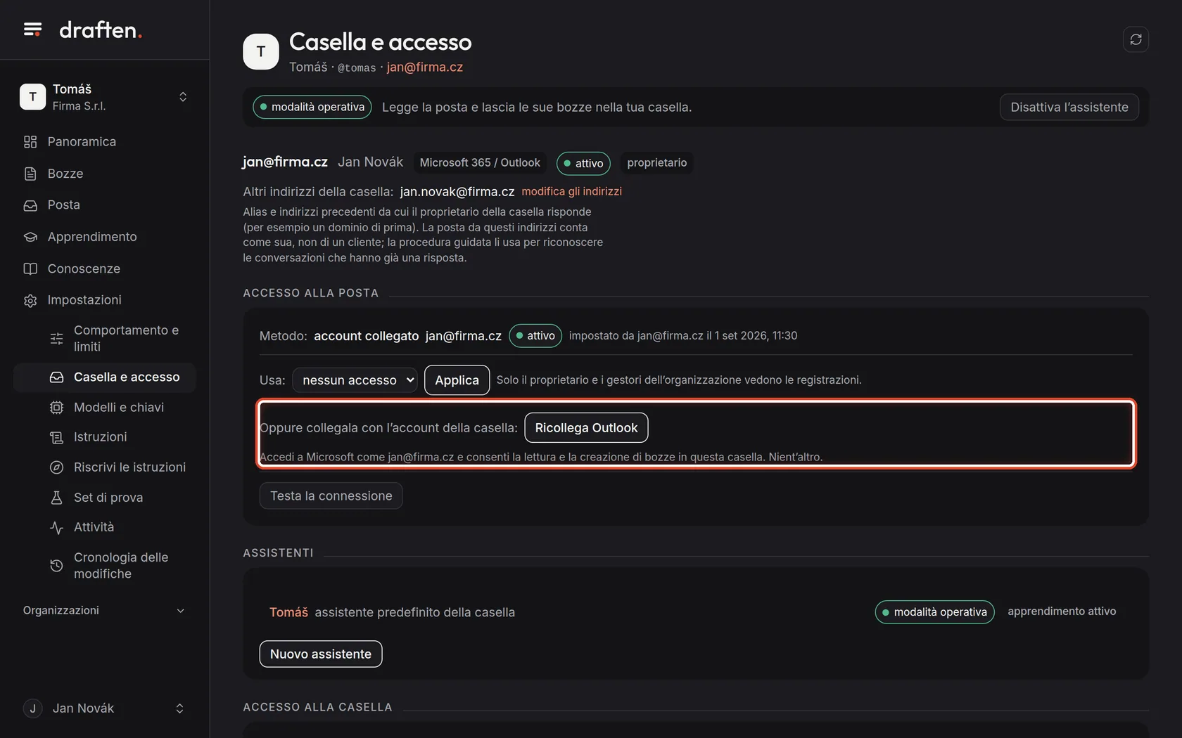 Screenshot del passo 4