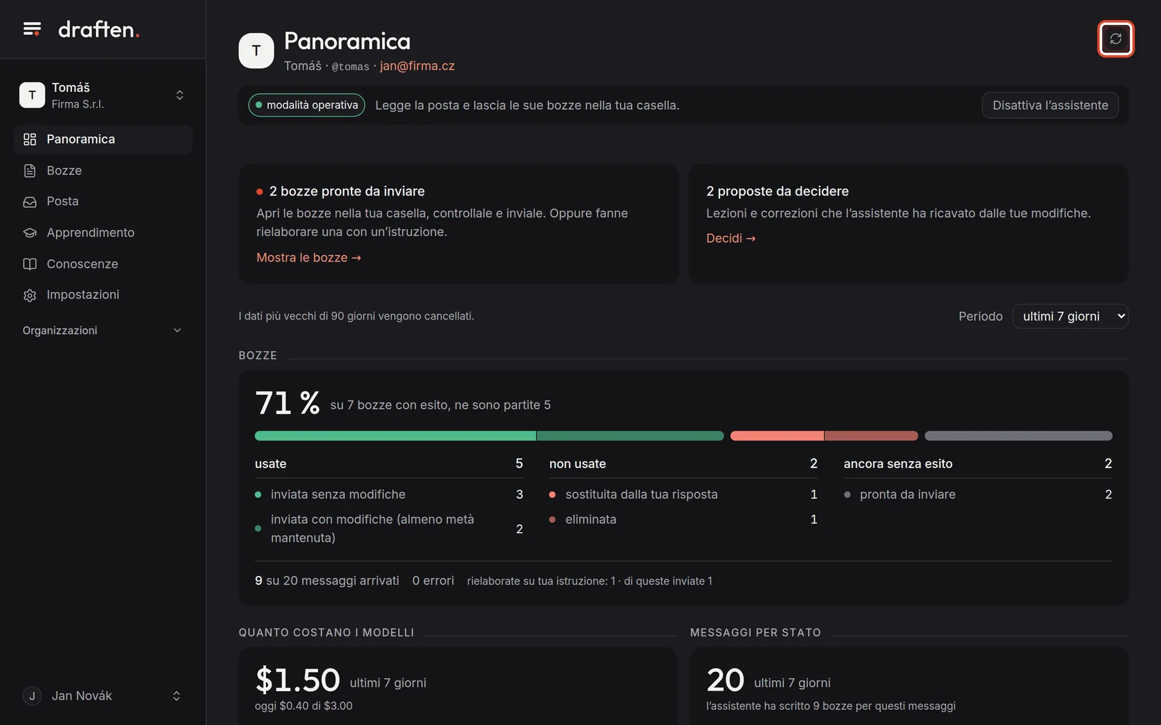 Screenshot del passo 5
