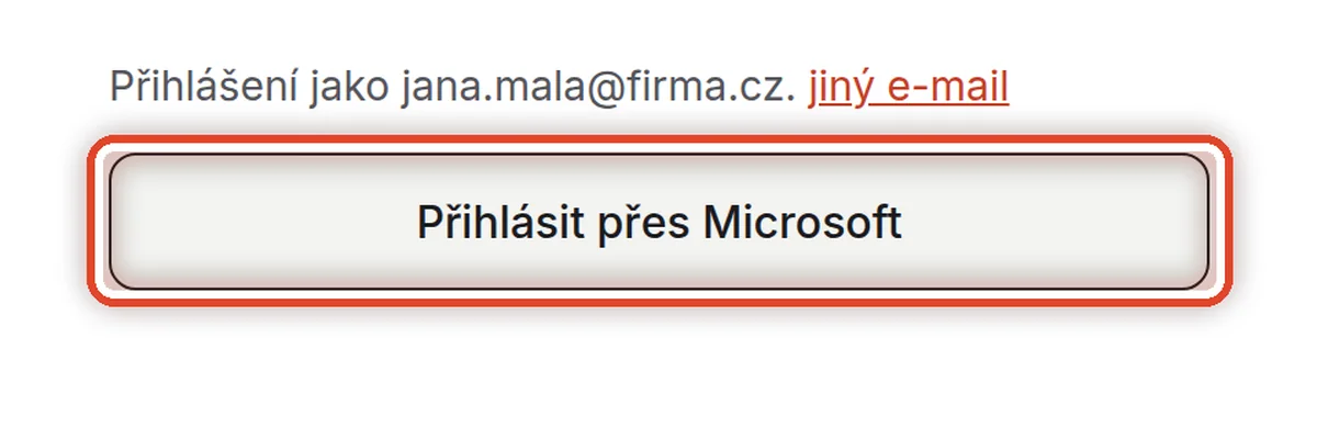 Detail — Přihlaste se účtem organizace