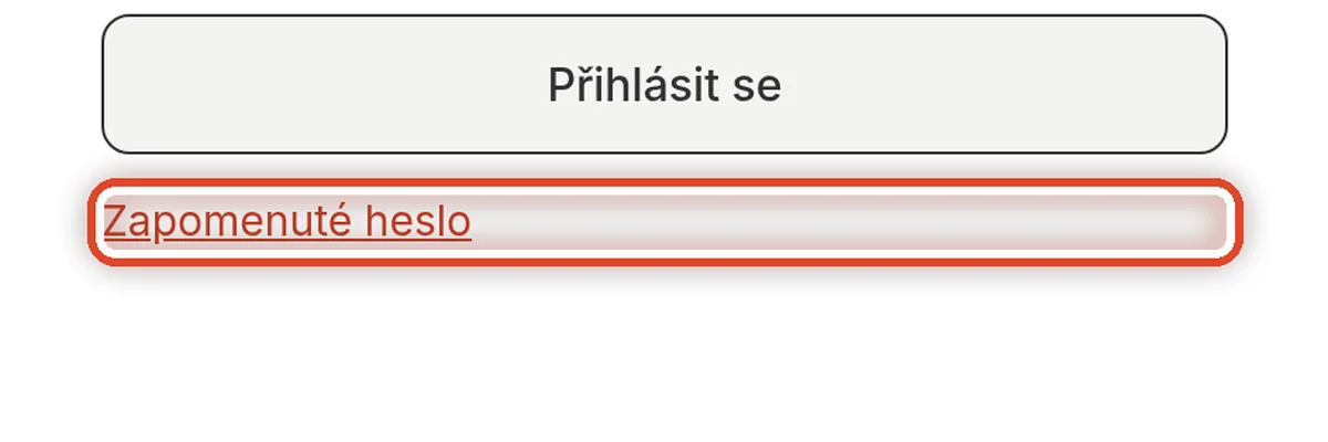 Detail — Když heslo nevíte