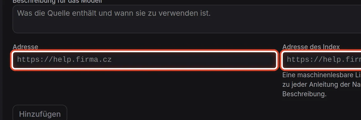 Nahaufnahme – Website und Link: die Adresse