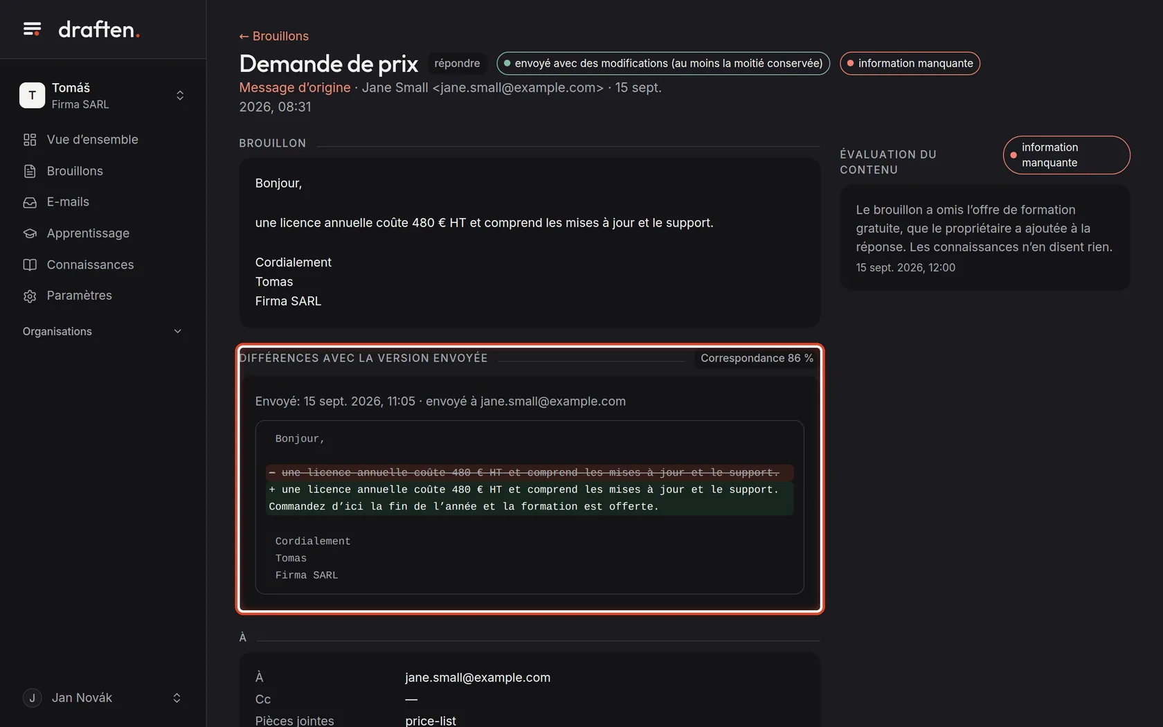 Capture d’écran de l’étape 7
