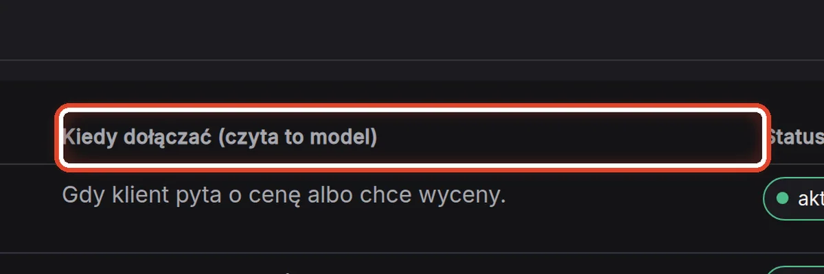 Zbliżenie – Kiedy dołączać