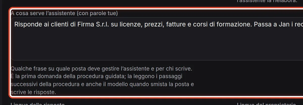Da vicino – A cosa serve l’assistente