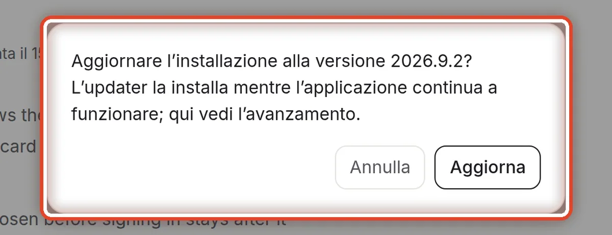 Da vicino – Conferma