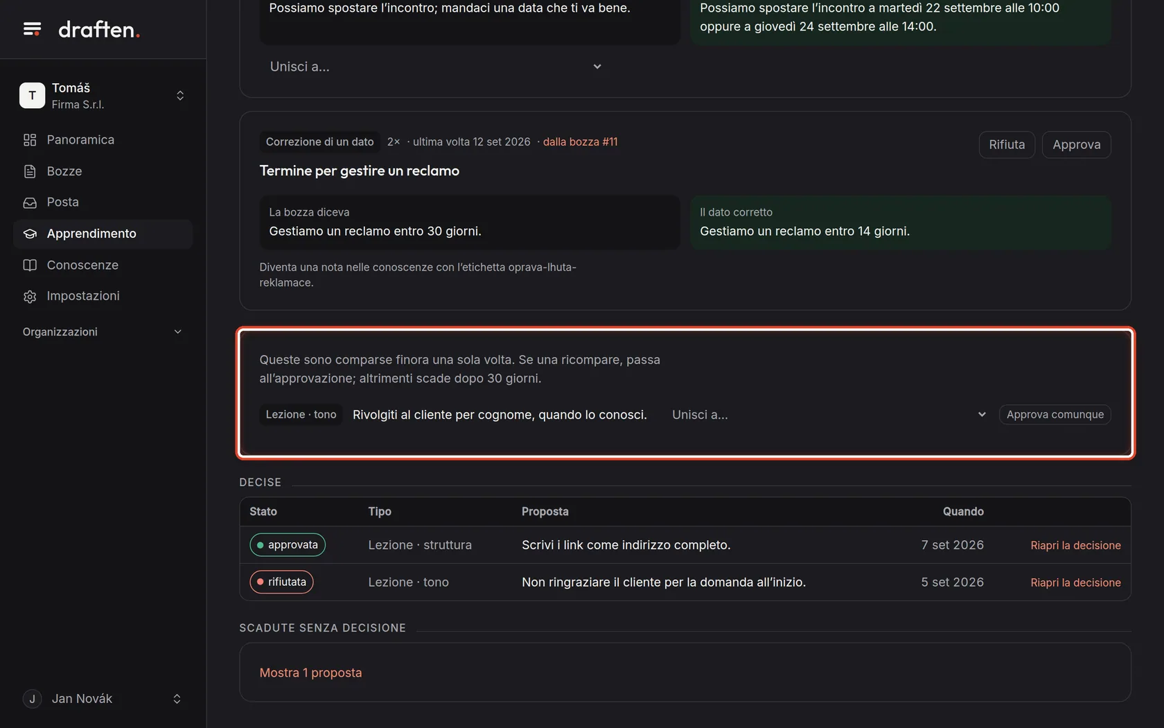 Screenshot del passo 6