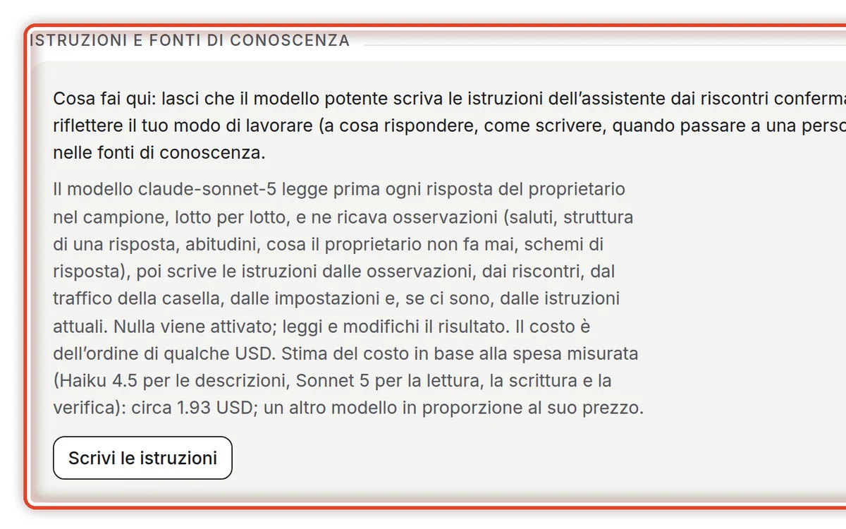 Da vicino – La scrittura delle istruzioni