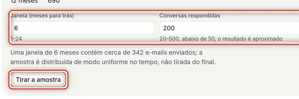 De perto – Confirme o período