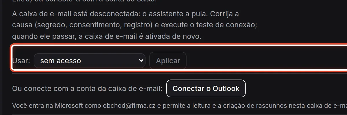 De perto – Registro de aplicativo