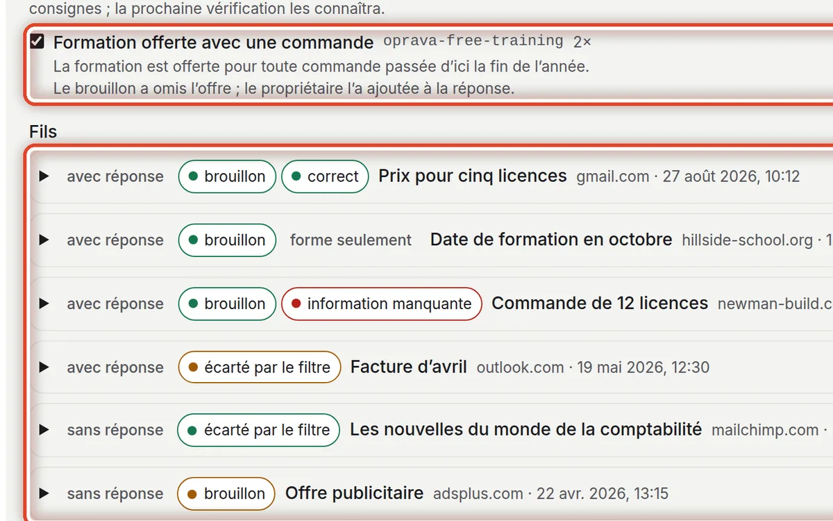 Gros plan – Ajouter ce qui manquait