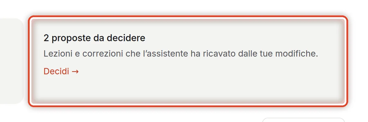 Da vicino – Proposte da decidere