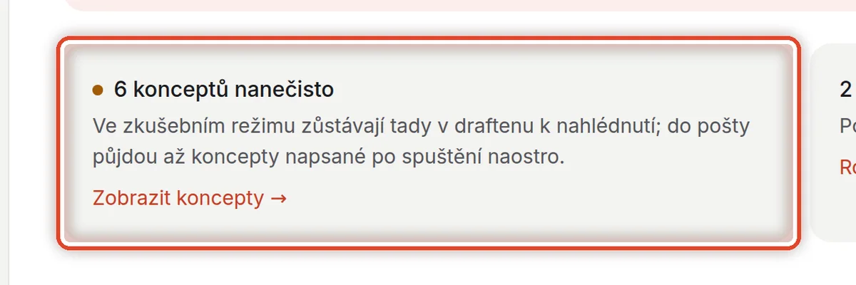 Detail — Koncepty nanečisto