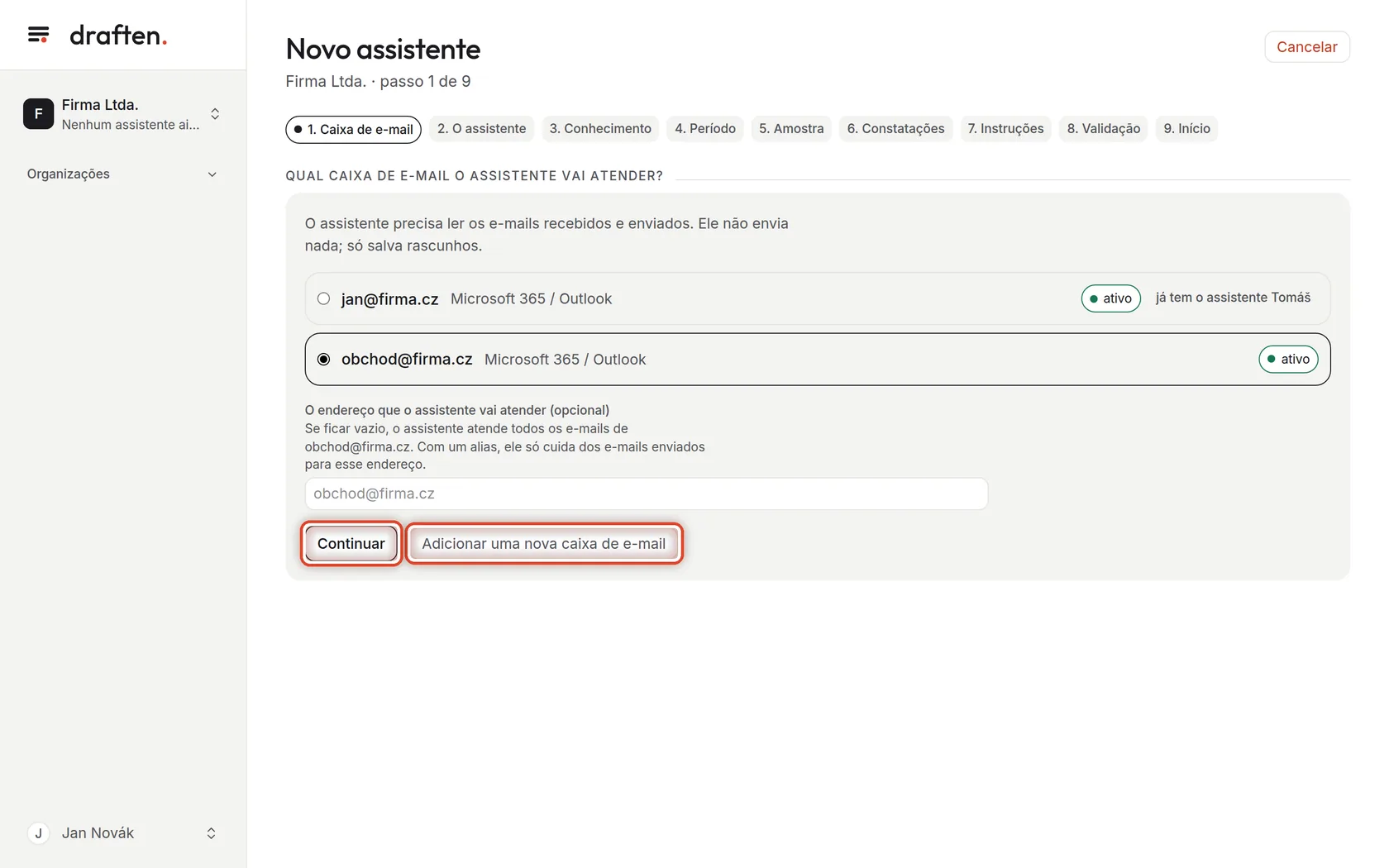 Captura de tela do passo 2