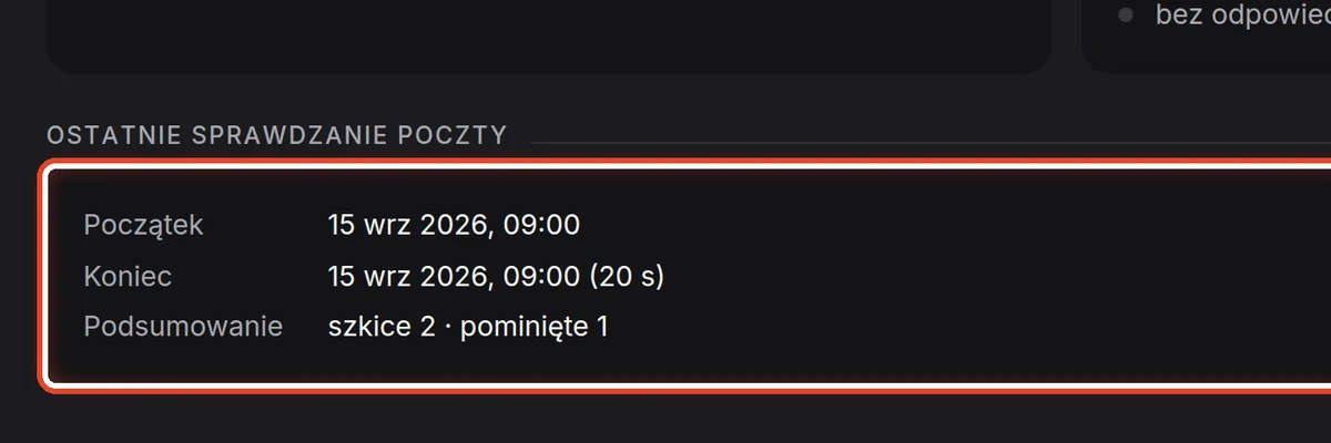 Zbliżenie – Kiedy asystent ostatnio sprawdzał pocztę