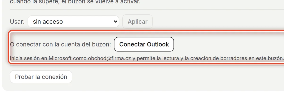 De cerca: O conectar con la cuenta