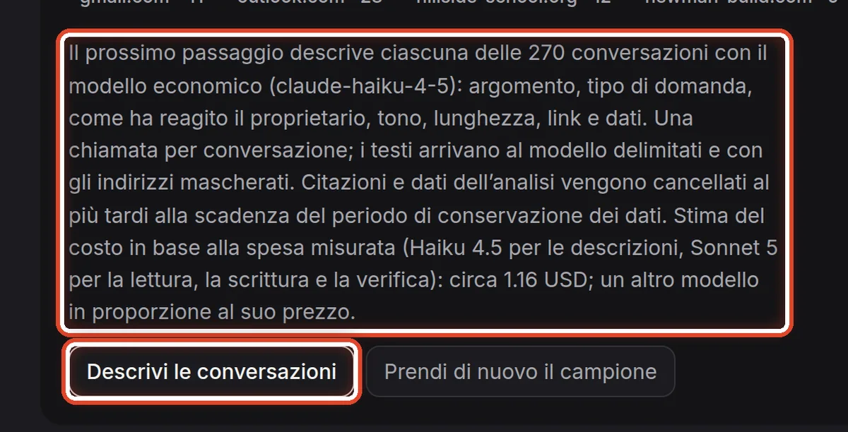 Da vicino – Fai descrivere le conversazioni