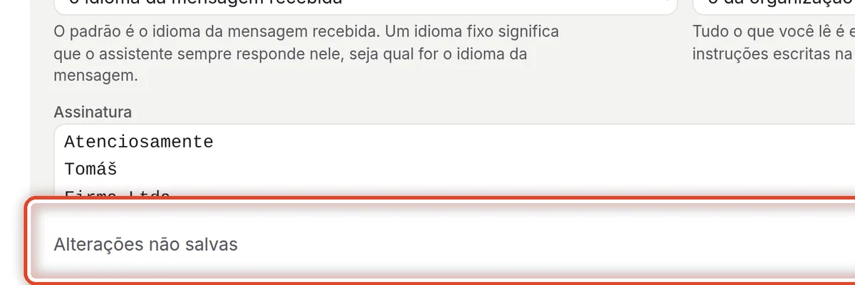 De perto – Salve as alterações