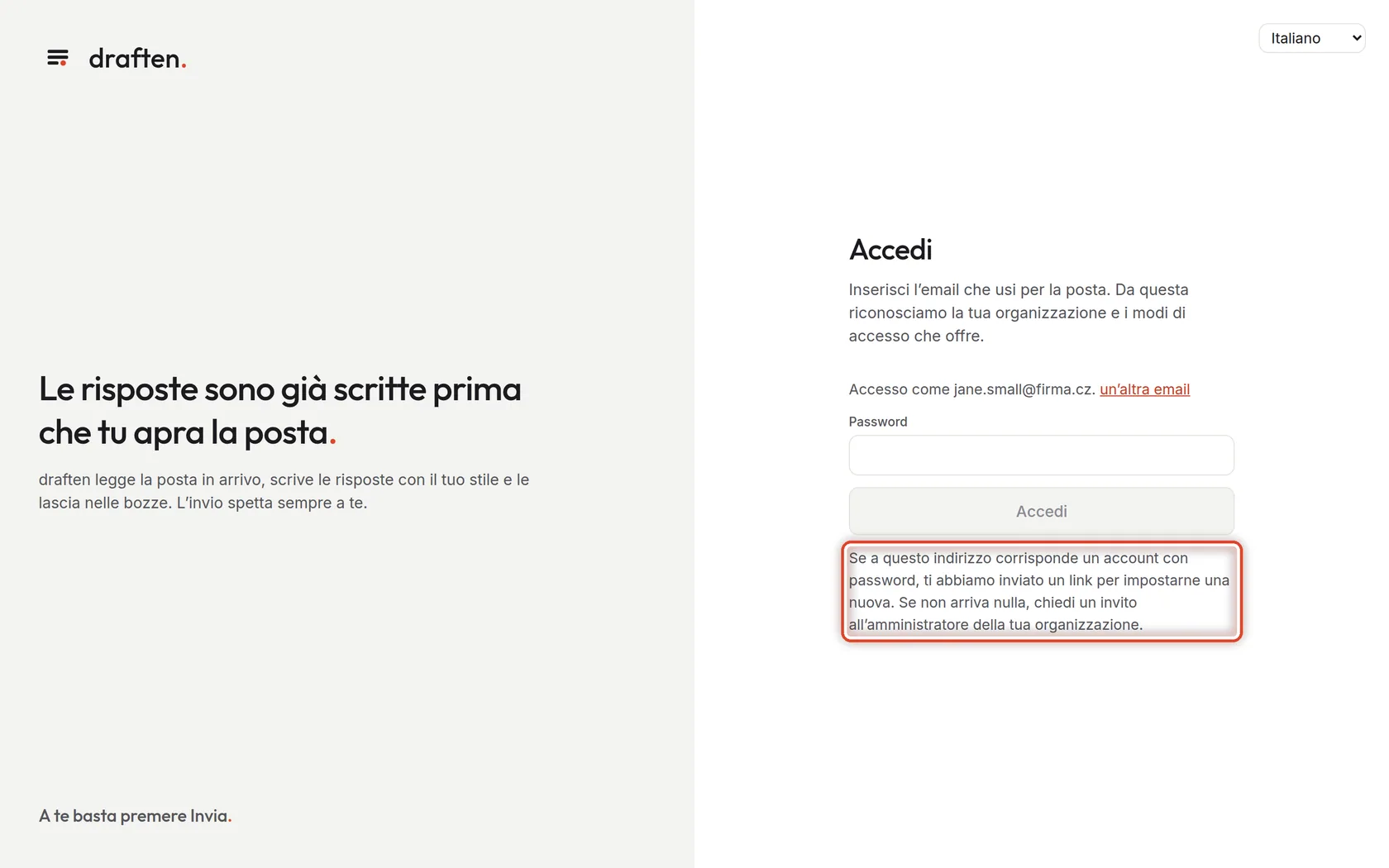 Screenshot del passo 6