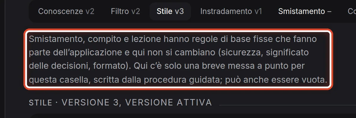 Da vicino – Avanzate: la messa a punto