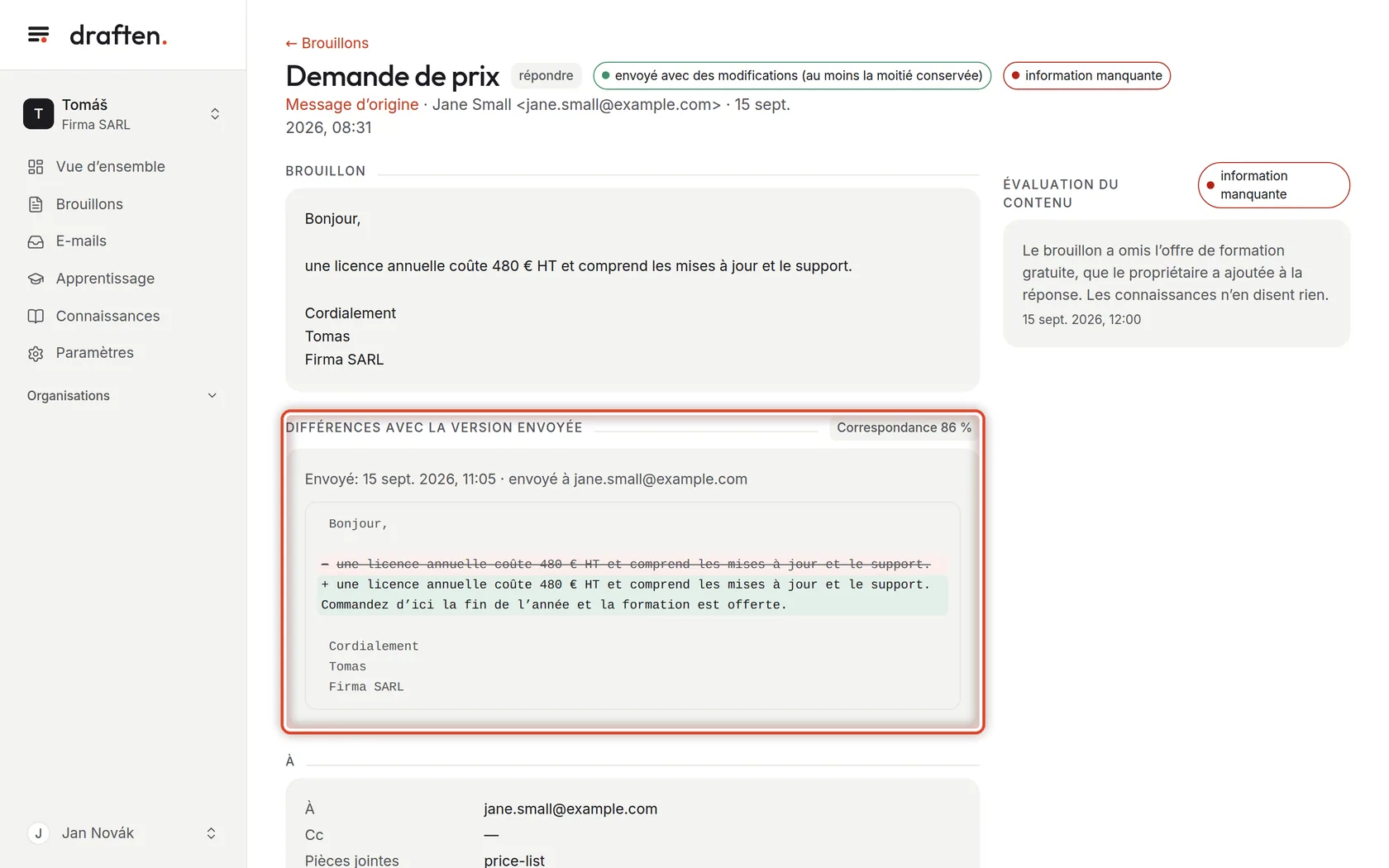 Capture d’écran de l’étape 7