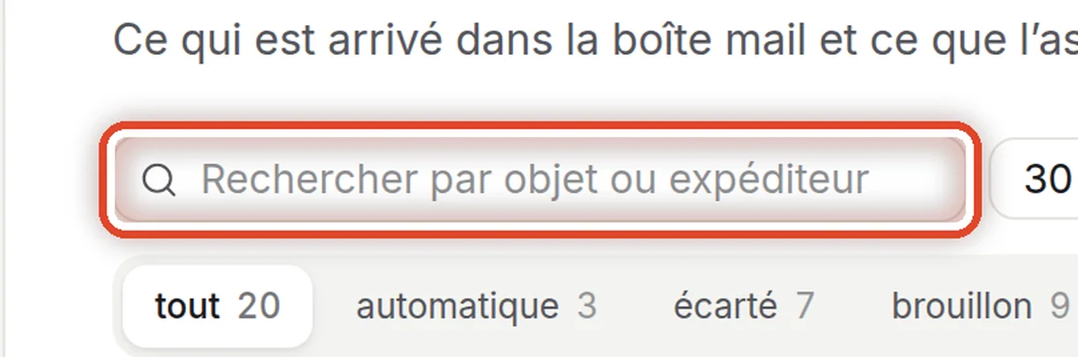 Gros plan – Trouver un message