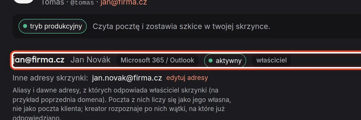 Zbliżenie – Skrzynka asystenta