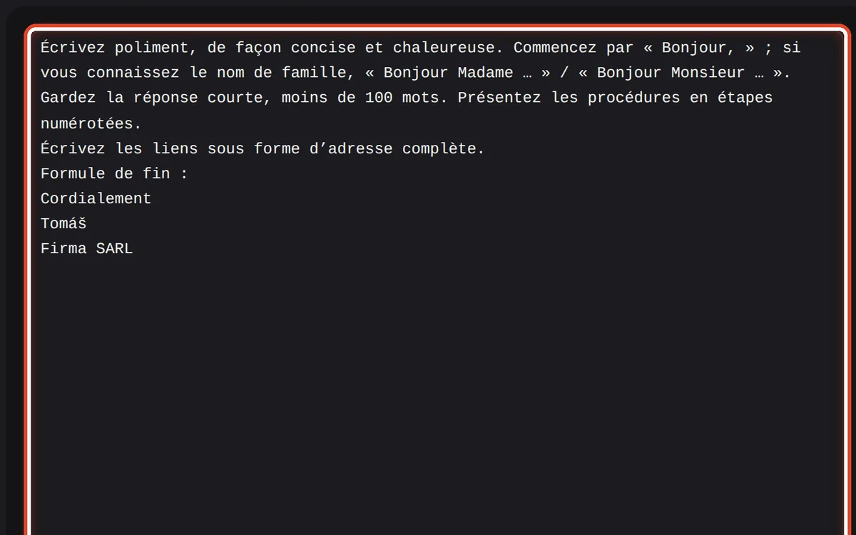 Gros plan – Le texte de la consigne