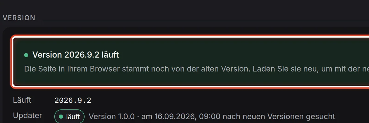 Nahaufnahme – Die neue Version laden