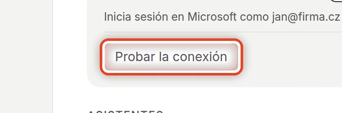 De cerca: Probar la conexión