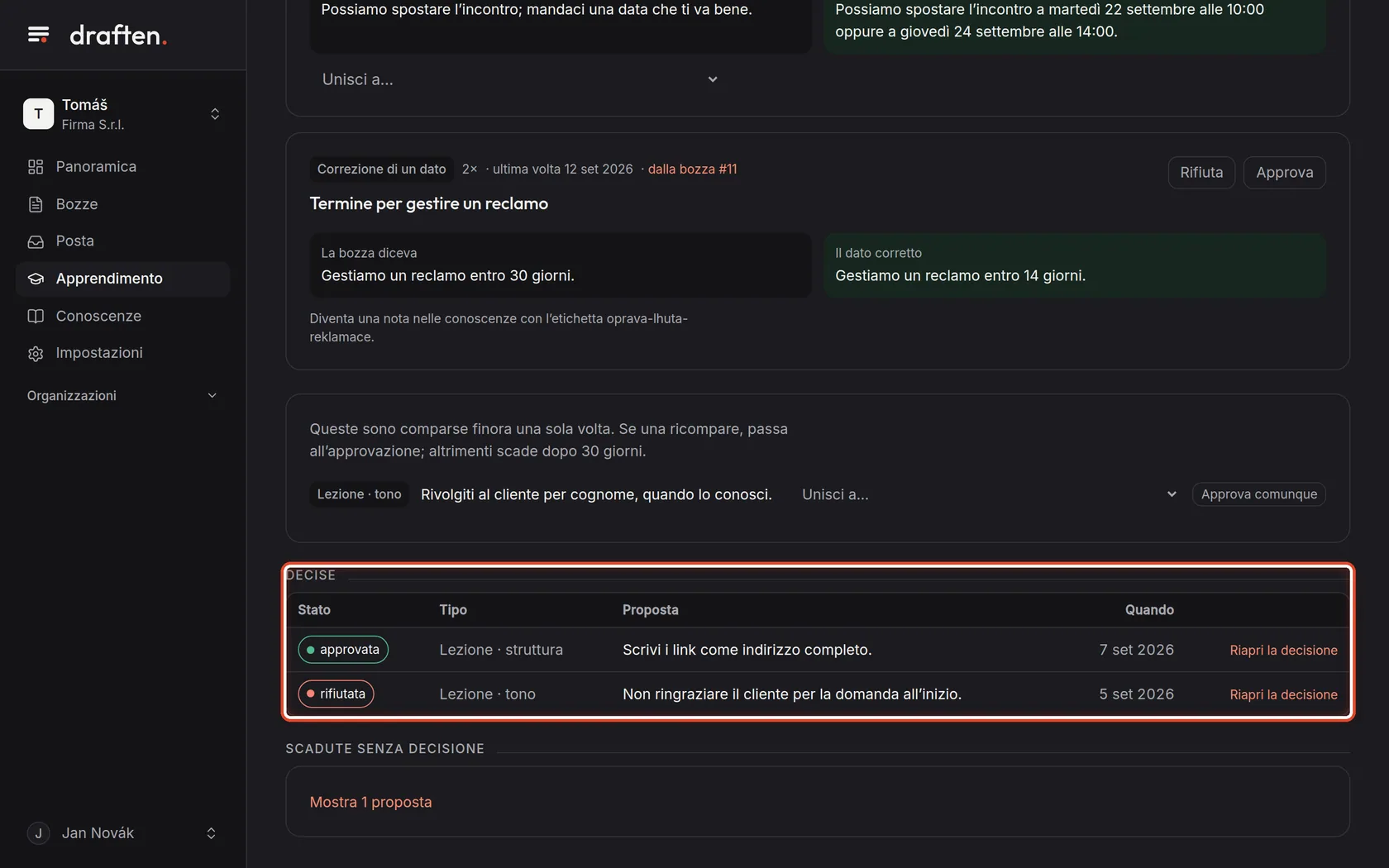 Screenshot del passo 7