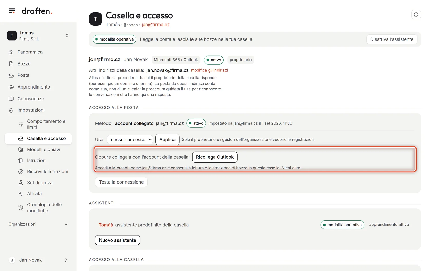 Screenshot del passo 4