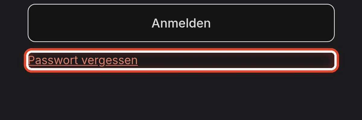 Nahaufnahme – Wenn Sie Ihr Passwort nicht kennen