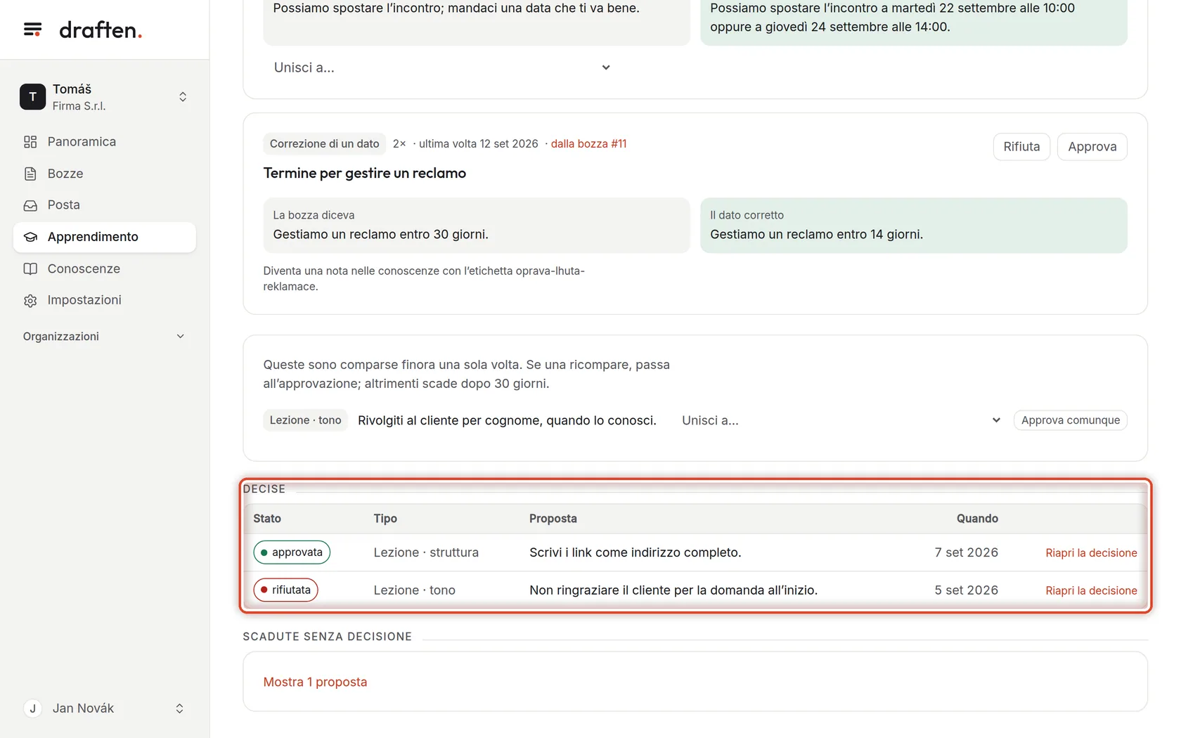 Screenshot del passo 7