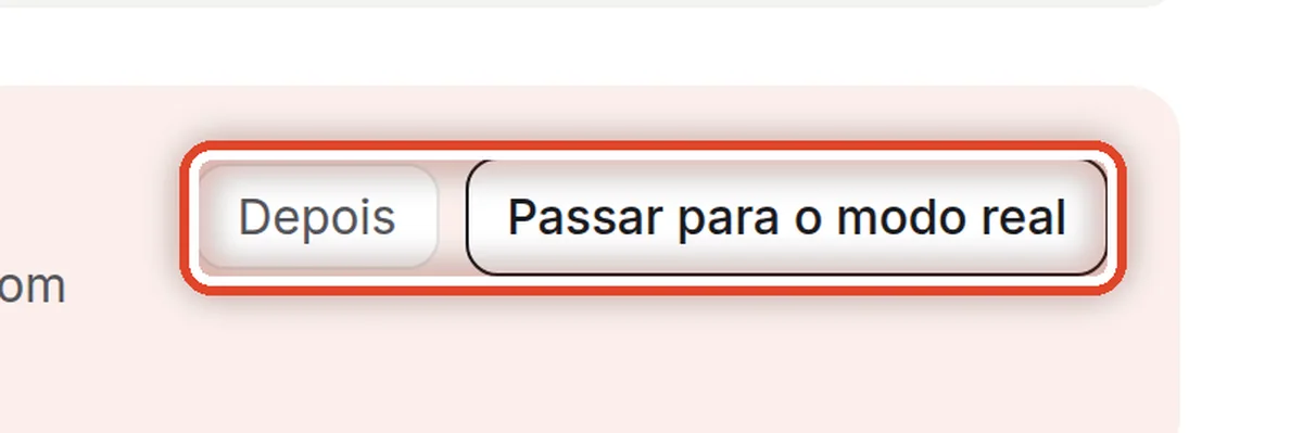 De perto – Passe para o modo real