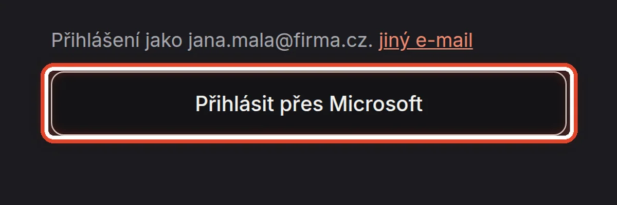 Detail — Přihlaste se účtem organizace