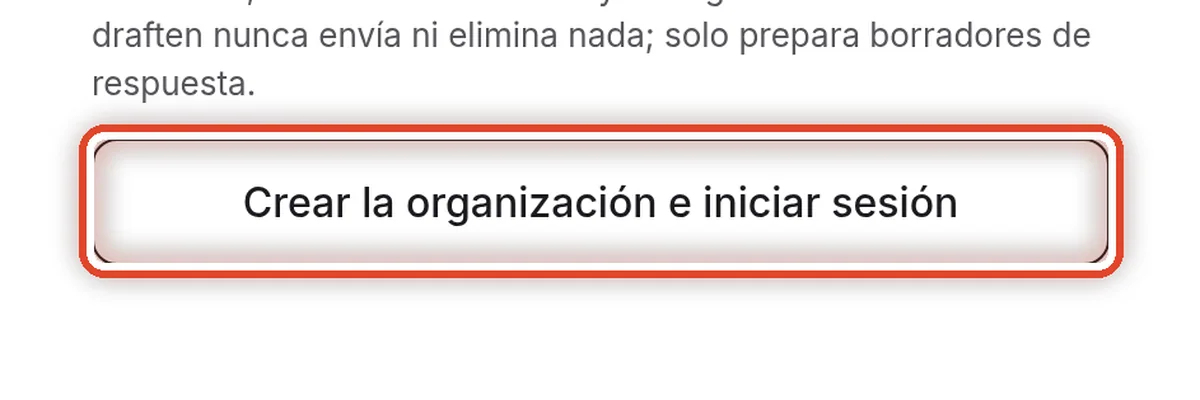 De cerca: Crear la organización