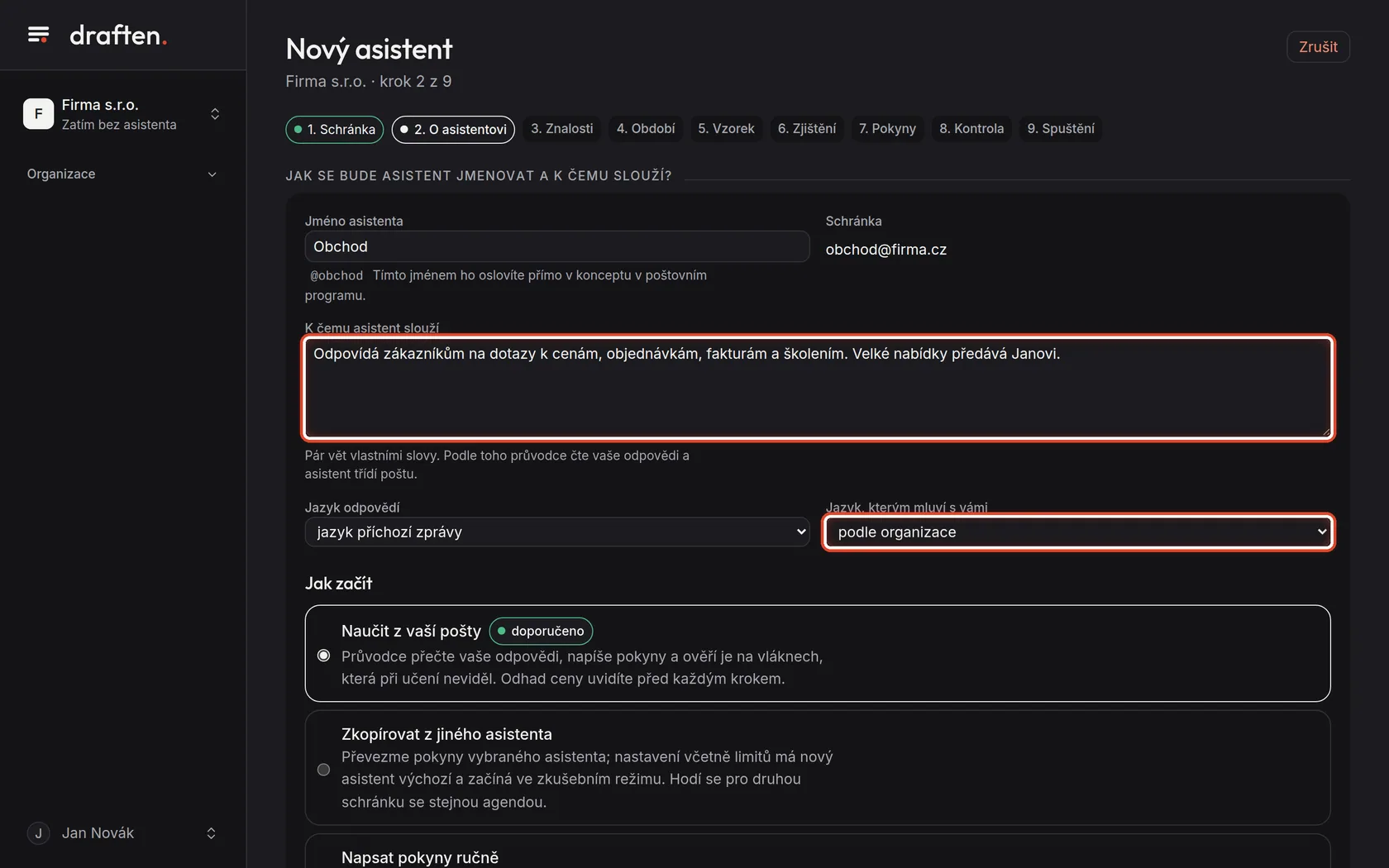 Snímek obrazovky ke kroku 4