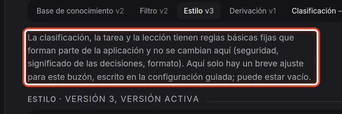 De cerca: Avanzado: ajustes