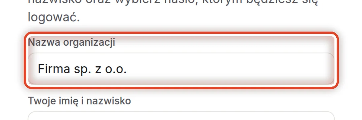 Zbliżenie – Otwórz link do założenia