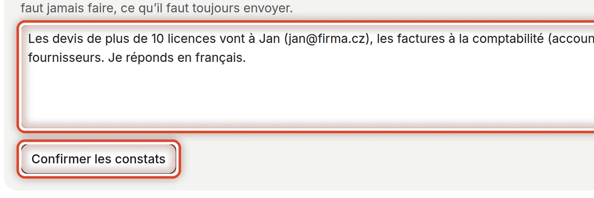 Gros plan – Constats et remarques