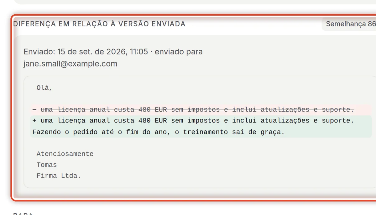 De perto – O que você mudou no rascunho