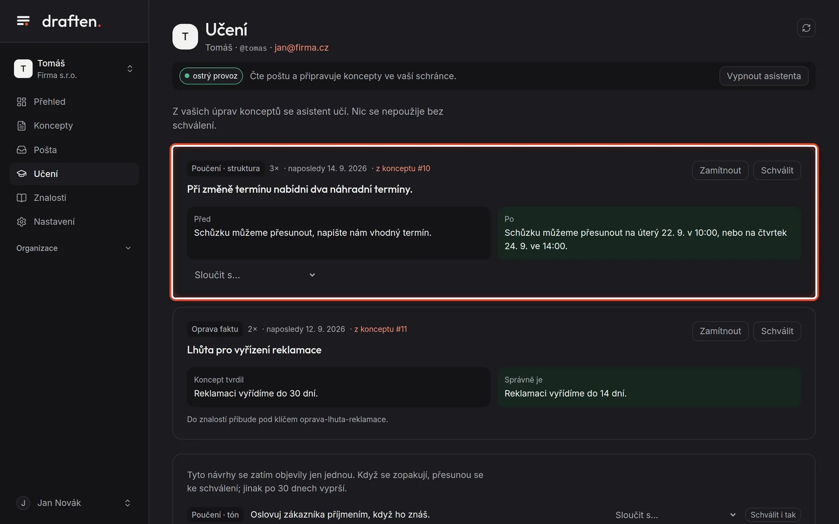 Snímek obrazovky ke kroku 1