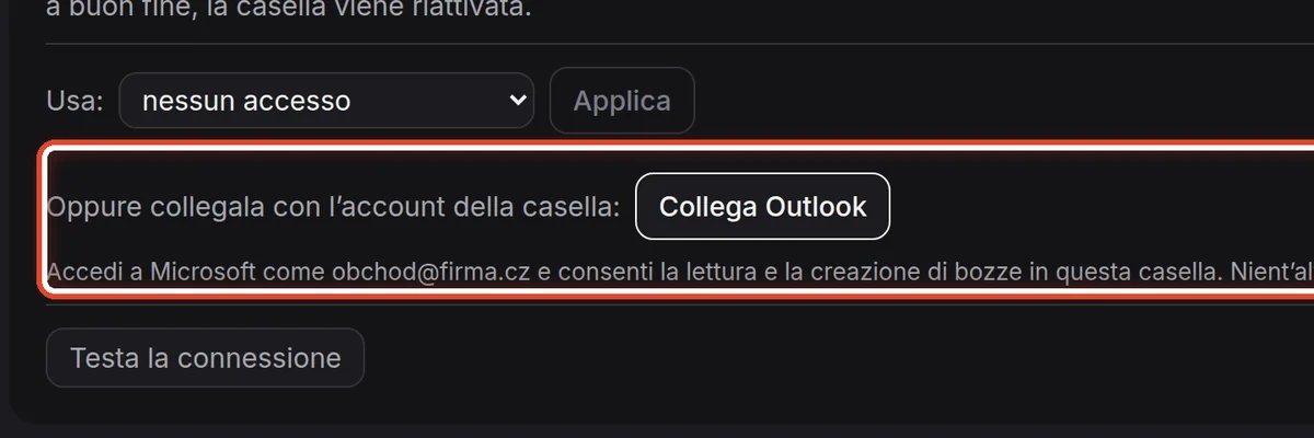 Da vicino – Oppure collegala con l’account