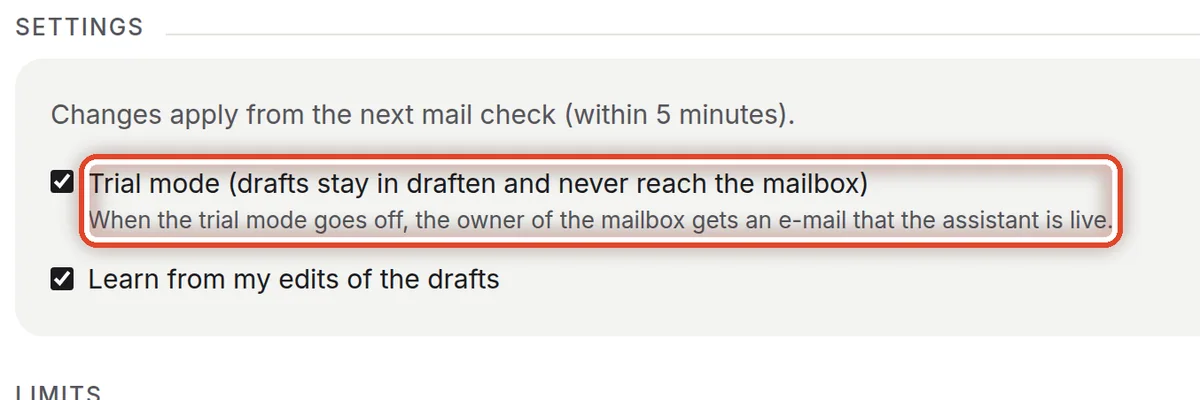 Close up — Or in Settings