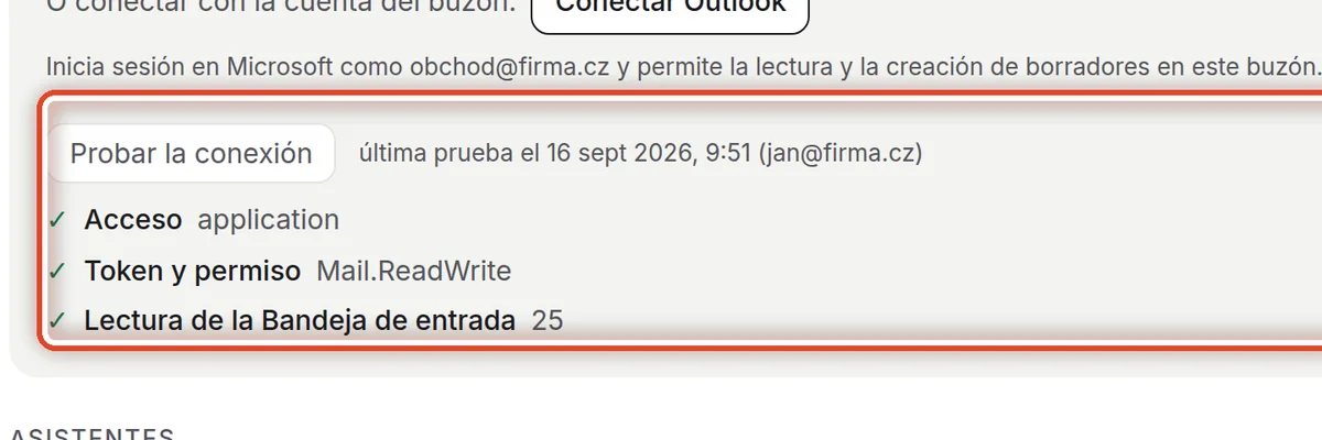 De cerca: Probar la conexión