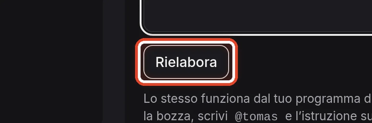 Da vicino – Fai rielaborare la bozza