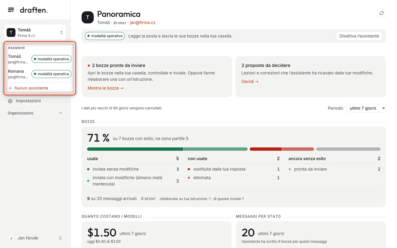 Screenshot del passo 3