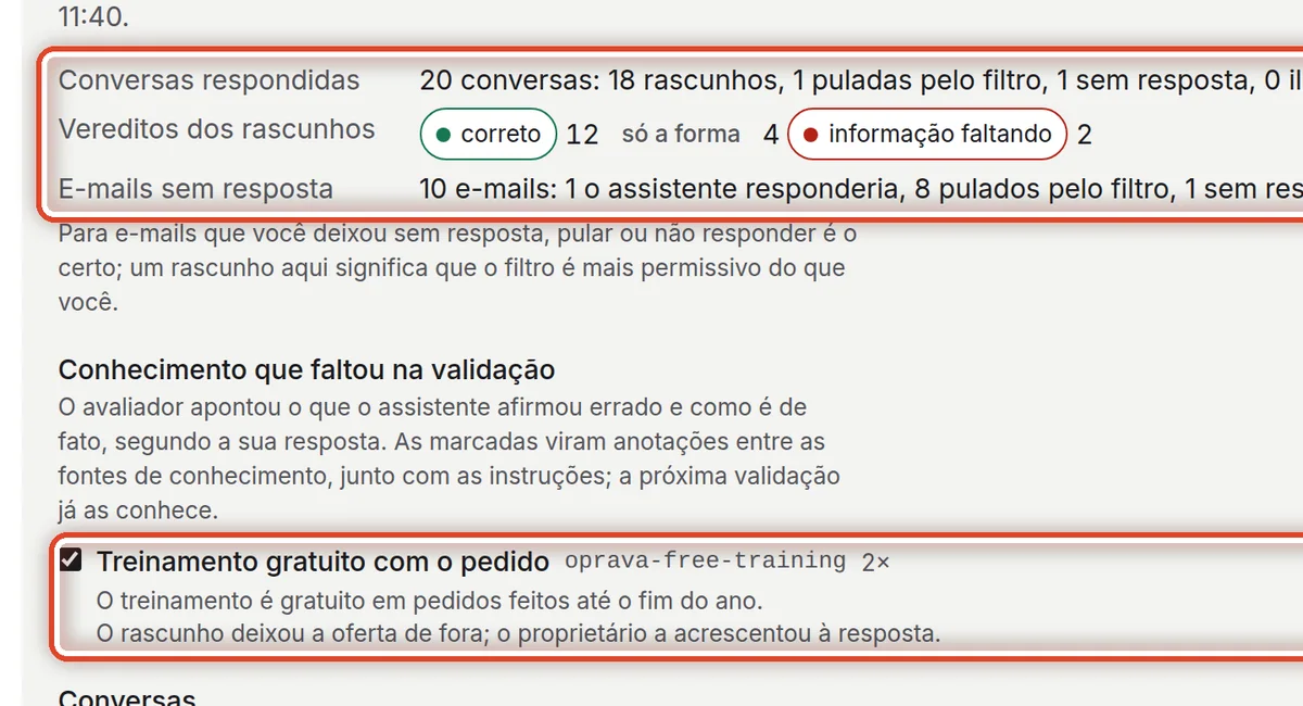 De perto – A validação nas conversas reservadas