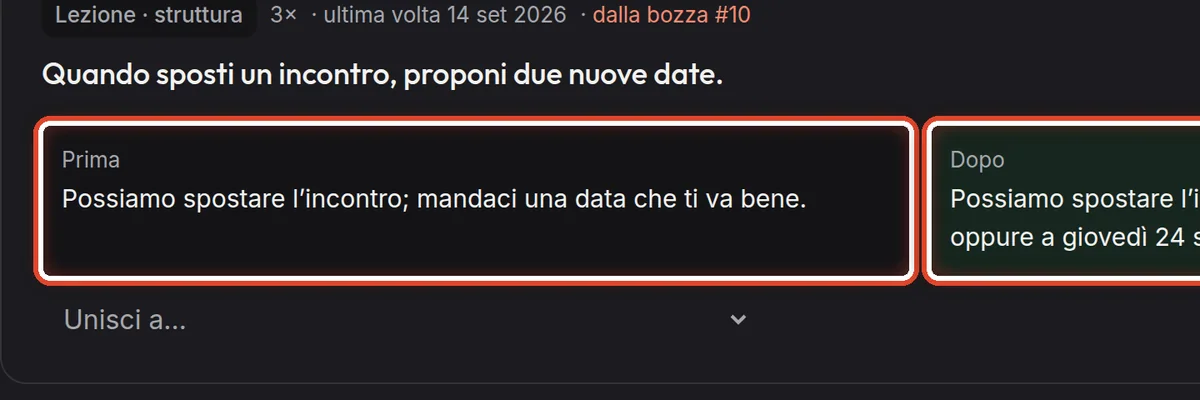 Da vicino – Prima e dopo